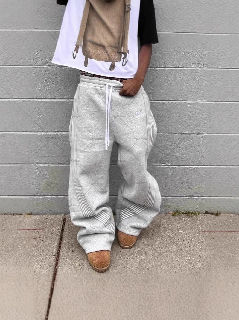 Vintage Striped Barrel Joggers