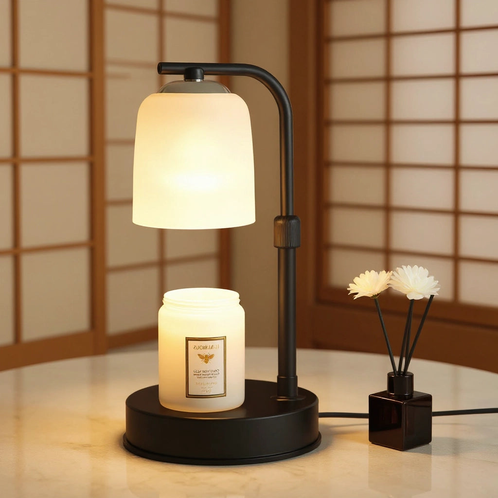 Candle Warmer Lamp - Frosted Glass