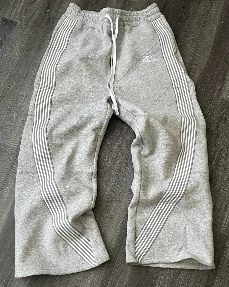 Vintage Striped Barrel Joggers