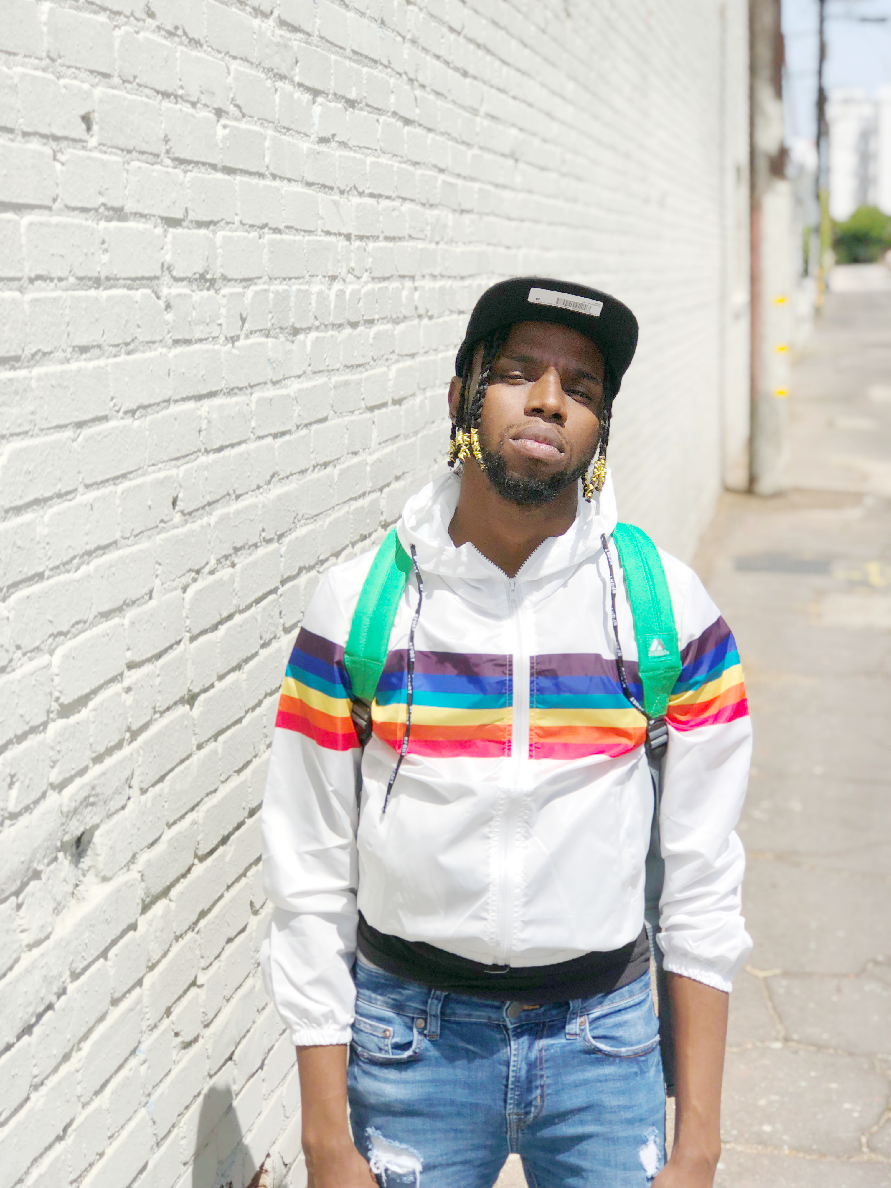 Rainbow Memory Hoodie Windbreaker