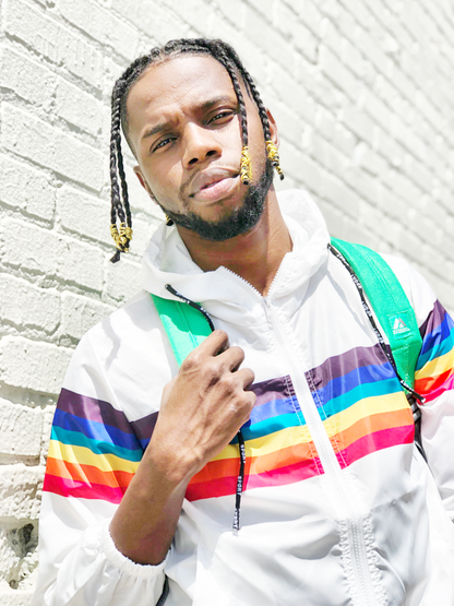 Rainbow Memory Hoodie Windbreaker