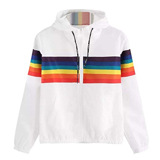 Rainbow Memory Hoodie Windbreaker