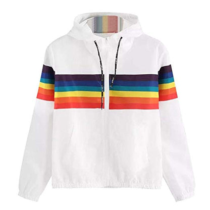 Rainbow Memory Hoodie Windbreaker