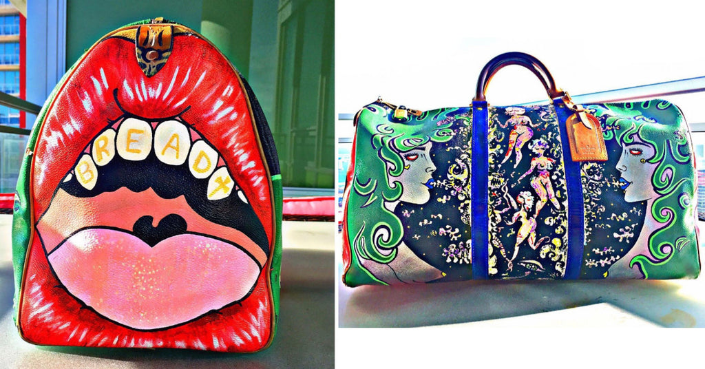 Custom Hand Painted L.V. "Keepall" by Venni Styles